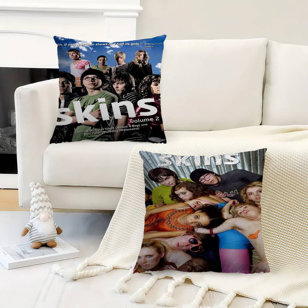 Teen TV Series Skins Generation Cushion Cover Pillow Cover Decor Pillowcase Printed Cushion Case For Couch