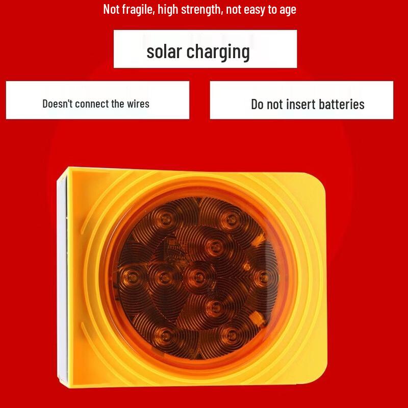 Solar Road Barrier Warning Light