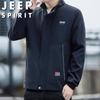 JEEP SPIRIT Men's Stand Collar Casual Jacket
