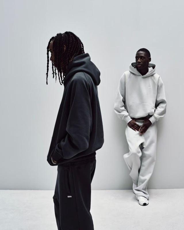 6PM Худи и спортивные штаны с вышитыми буквами в стиле хип-хоп Мужской спортивный костюм