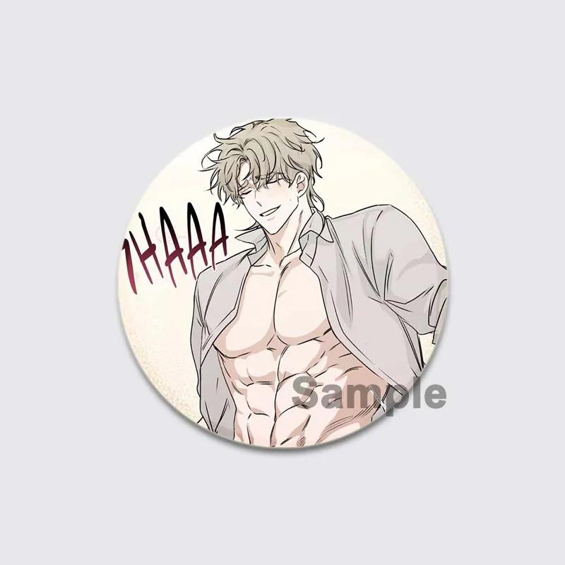 32/44/58mm BL Anime Low Tide In Twilight Badge Cartoon Brooches On Backpack Clothes Handmade Round Enamel Pins for Jewelry Gift Accessory