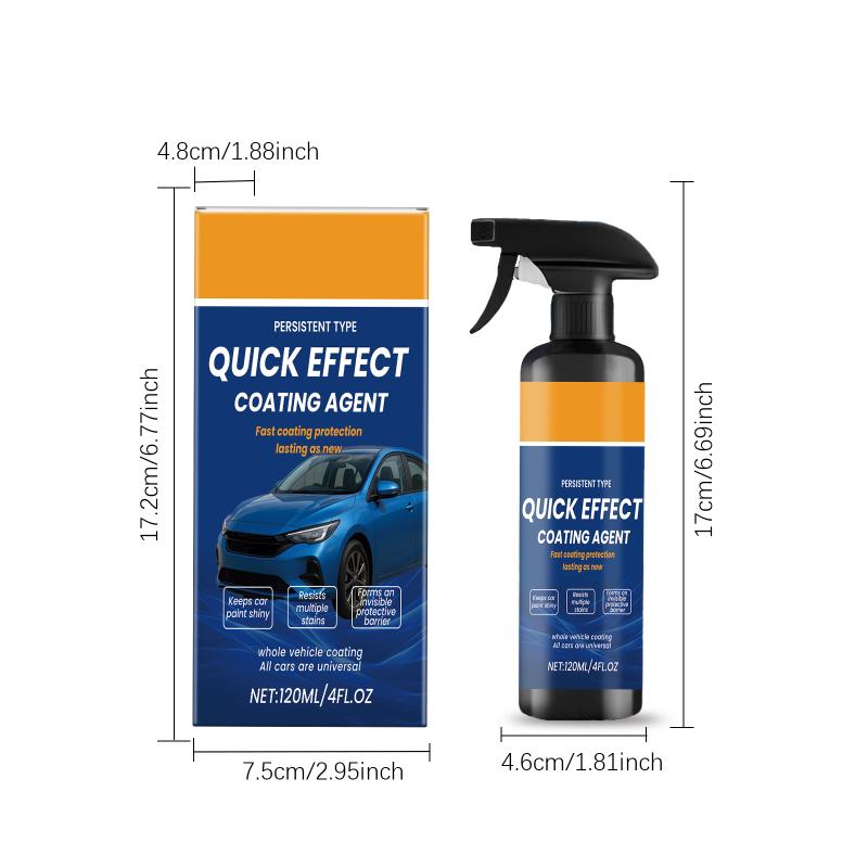 Car Ceramic Film Coating Spray Quick Clean Mirror Surface Stain Removal Keeps Your Car Glossy Proof Solution