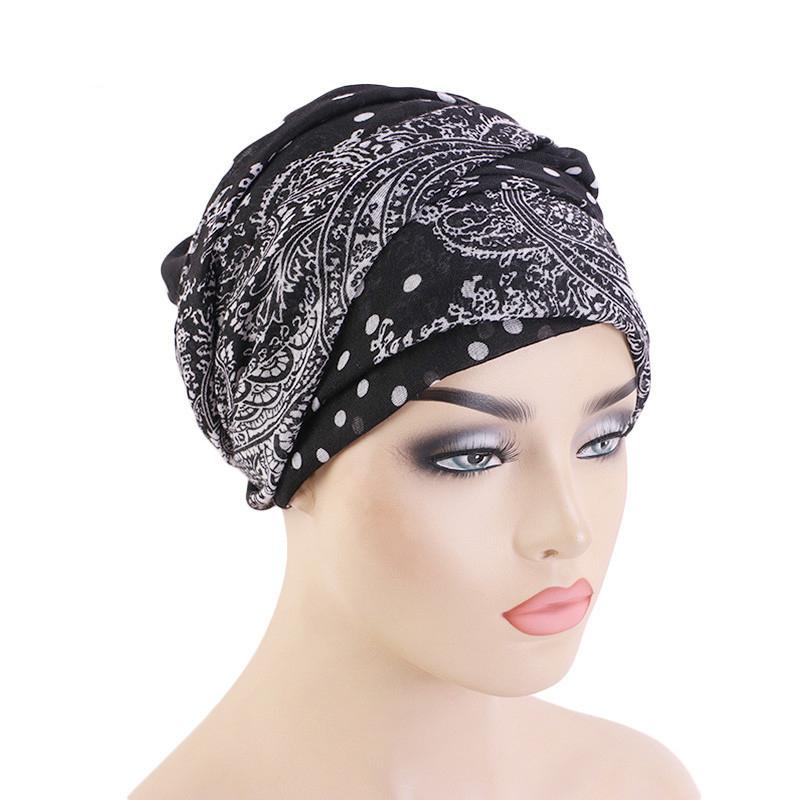 Новый мусульманский тюрбан, завернутый в тюрбан, завязанный хлопком и льном, шарф, шапка