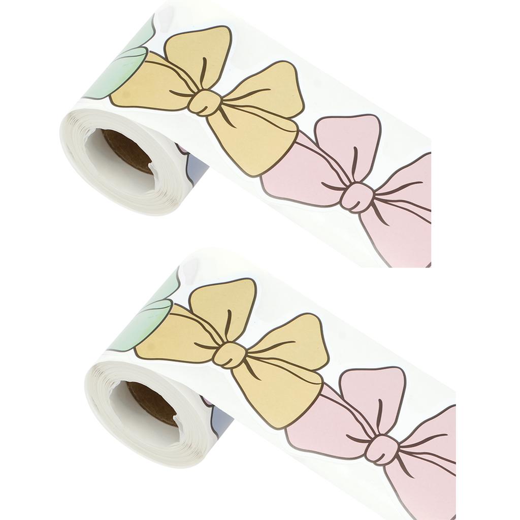 10M Bow Bulletin Board Border Decorative Bulletin Board Trim for Chalkboard Wall Office Classroom Home Window Party Decoration