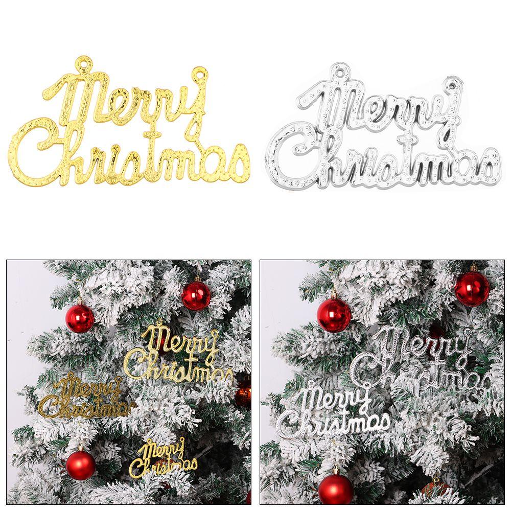Accessories Party Supplies Merry Christmas Pendant Xmas Tree Decor Hanging Ornament English Letter