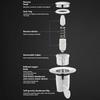 Стопор для умывальника Push-Type Design Bouncing Core Technology Stopper для предотвращения повреждения водой Home Cream Cover