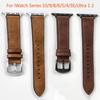 Новый кожаный ремешок для Apple Watch Band Ultra 2 49 мм 46 мм 44 мм 45 мм 42 мм 41 мм 40 мм Браслет Iwatch Серии 10 9 8 7 6 5 4 Correas
