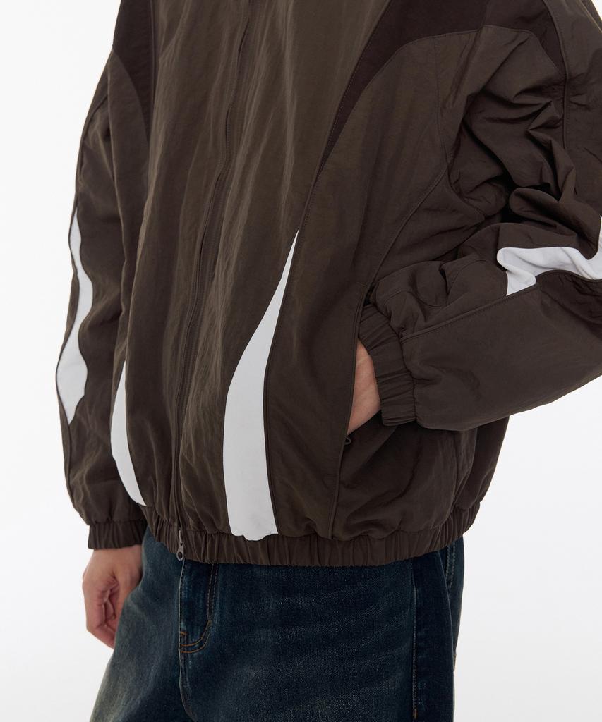 Musinsa Standard Oversized Retro Track Jacket [Brown]