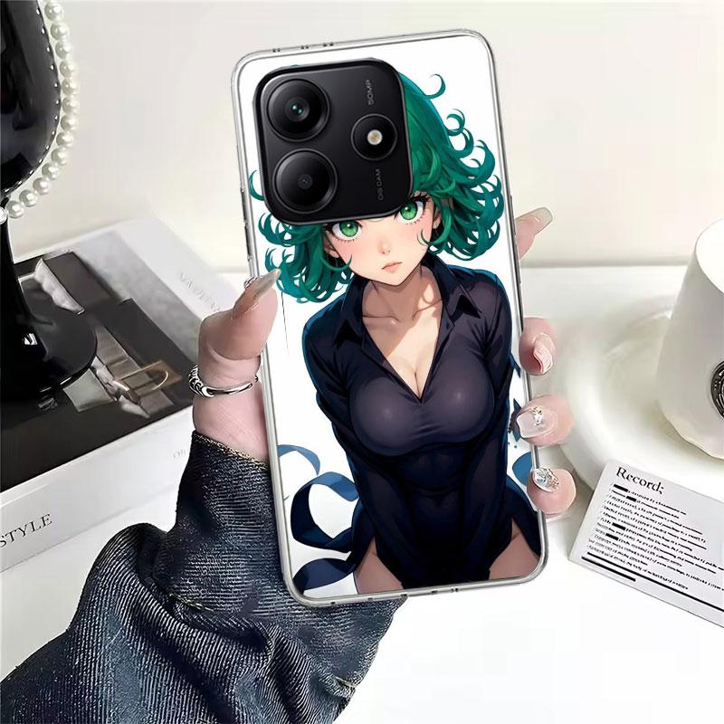 Мягкий чехол для телефона One P-Punch-Man Tatsumaki для Xiaomi Redmi Note 15 14 14S 13 12 Pro Plus 12S 11 11S 11E 10 10S 11T 5G Fundas Coq