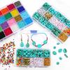1 Set/bag Imitation Turquoise+Letter Beads+Accessories for DIY Jewelry Making