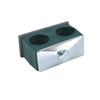 Double polypropylene holder for pipes and cables FI-25mm complete hexagonal head screw RBP1-125 conical pressure plate DIN3015