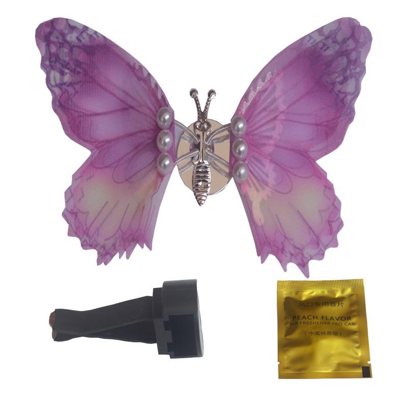 Crerative Moving Butterfly Car Air Outlet Perfume Decoration Clip Car Interior Aromatherapy Fresheners Diffuser Accessory