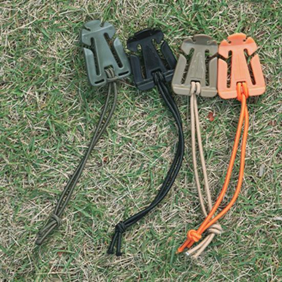 2 шт., подвесная пряжка для рюкзака, тактический зажим для снаряжения, прочная легкая эластичная веревочная пряжка для кемпинга на открытом воздухе