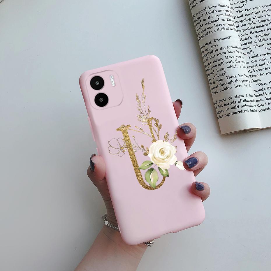 For Redmi A2 Plus Case Funda Cute Letter Soft Silicone Phone Case For Xiaomi Redmi A2 Plus Case Cover Bumper for Redmi A2+ Coque