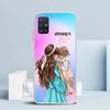 Женская Модная Девочка Супер Мама Ребенок Мягкий Чехол для Samsung Galaxy A12 A22 A32 A52 A72 A02S Чехол для Телефона Note 20 Ultra 10 S10 Plus A5