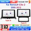 Автомобильные интеллектуальные системы Carplay Android Car Radio для Renault Clio 2 2000-2012 Мультимедийный видеоплеер WIFI Интеллектуальный экран Авторадио RDS