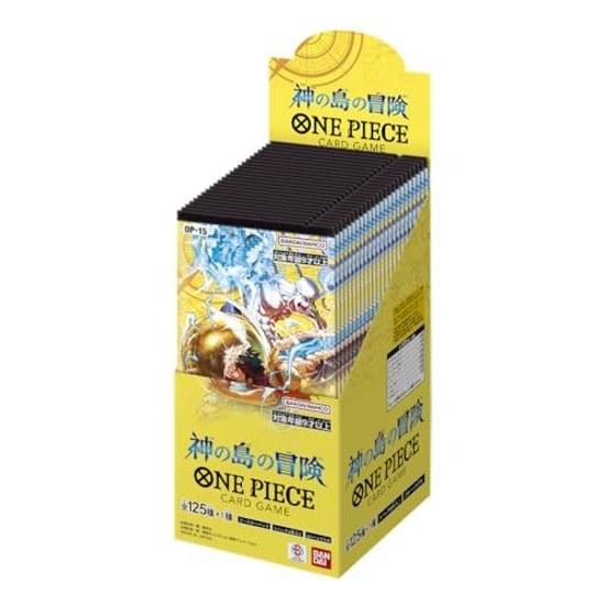BANDAI ONE PIECE Карточная игра Бустерная пачка Приключение на Острове Богов OP-15 (BOX) содержит 24 упаковки.