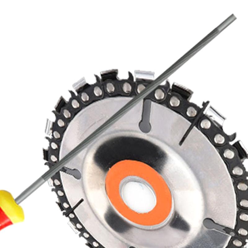 3 шт./комплект Круглые напильники из высокоуглеродистой стали для заточки цепей бензопил Заточка для деревообработки Напильник для бензопилы 4/4,8/5,5 мм