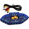Switch 3 Port Input 1 Output Video Audio AV RCA
