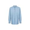 Polo Ss23 Cuff Logo Embroidered Denim Long Sleeve Shirt Men Shirts Light-Blue 7128589310011067