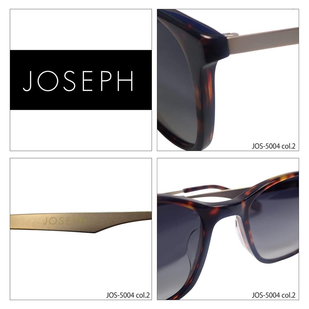 JOSEPH Polarized sunglasses for women and reflected light UV UV prescription compatible frame [] men, polarized, cut, cut, cut, JOS-5004 [Frame/Black]