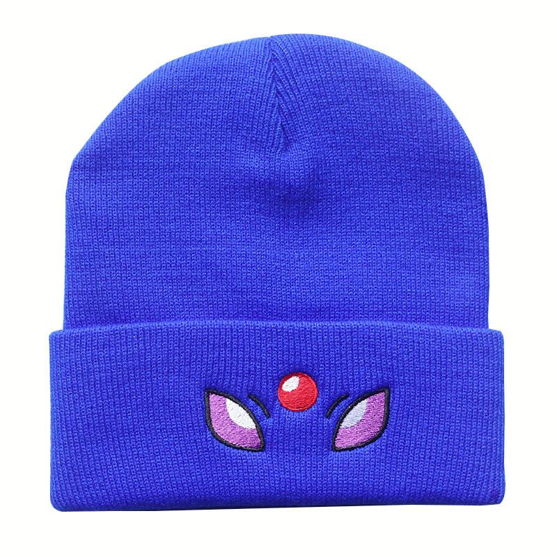 Popular European and American autumn and winter hats for men and women, cartoon funny woolen hats, outdoor warm knitted hats
