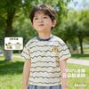 100% Cotton Baby Boy Short Sleeve T Shirt for Summer Toddlers and Kids