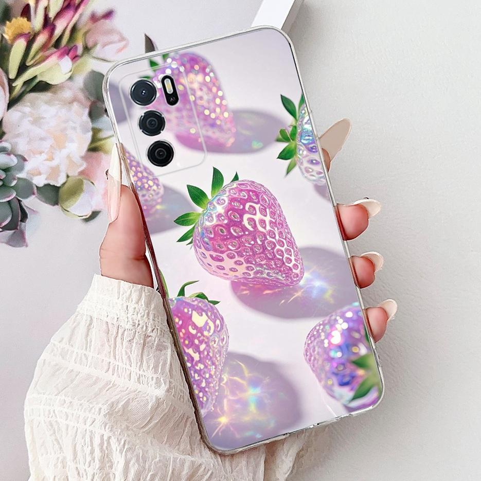 Чехол для Oppo A16 Чехол для Oppo A16s CPH2271 Роскошный Чехол с Рисунком Цветов Мягкий Тонкий Чехол для Телефона Для Oppo A16k A 16 e OppoA16 s Чехлы Сумки