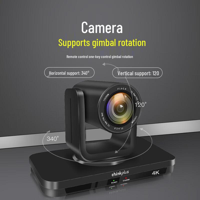 Lenovo 4K AI Tracking PTZ Video Conference Camera