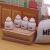 4 Part Tiny Oaken Seasoning Jar Set For Toy Furniture Realistic Kitchen Deck Hand Smoothed Safe Edges Imaginative Acting