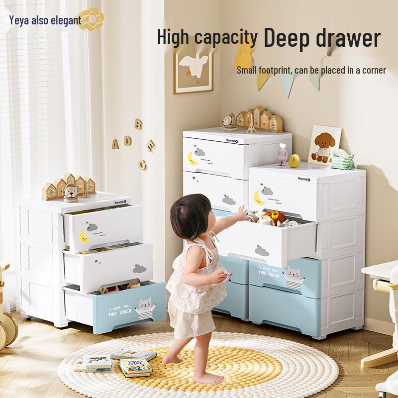 Yeya G-388623 Kids Enclosed Storage Cabinet