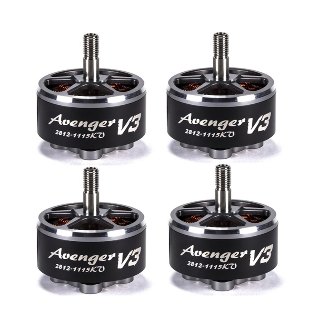 1 шт./4 шт. Avenger 2812 V3 900kv/1115kv запасные части для бесщеточного двигателя для FPV мультикоптера для радиоуправляемого дрона