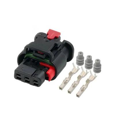 RESXV 1488991-5 1488991-5 Автомобильный 3-контактный разъем с проводкой Герметичный разъем 1488991 Электрический соединитель с клеммой (Провод 20см)