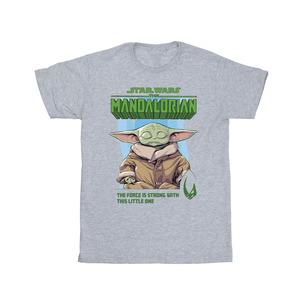 Star Wars Mens The Mandalorian The Force Is Strong T-Shirt