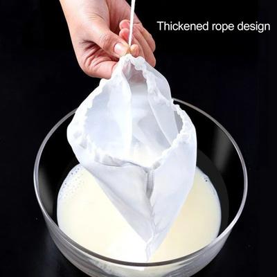 4 шт. нейлоновый фильтр-мешок пищевой многоразовый сетчатый фильтр для орехового молока, кофе холодного заваривания, сока, йогурта, мешки-фильтры, моющийся кухонный помощник