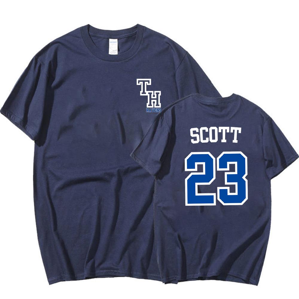 TREE HILL RAVENS Scott 23 Tshirt One Tree Hill Merch Nathan Scott Shirt North Carolina Tees Tv Show OTH Merch 2 Side Print Tops