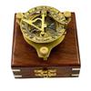 Personalised 3-inch Working Sundial Compass for Birthday |Engraved Sundial Birthday Gift for Him,Custom Birthday Sundial Compass for Husband
