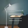 Nordic LED Floor Lamp: Minimalist Long-Arm Design with Remote Control for Living Room, Bedroom, or Study
