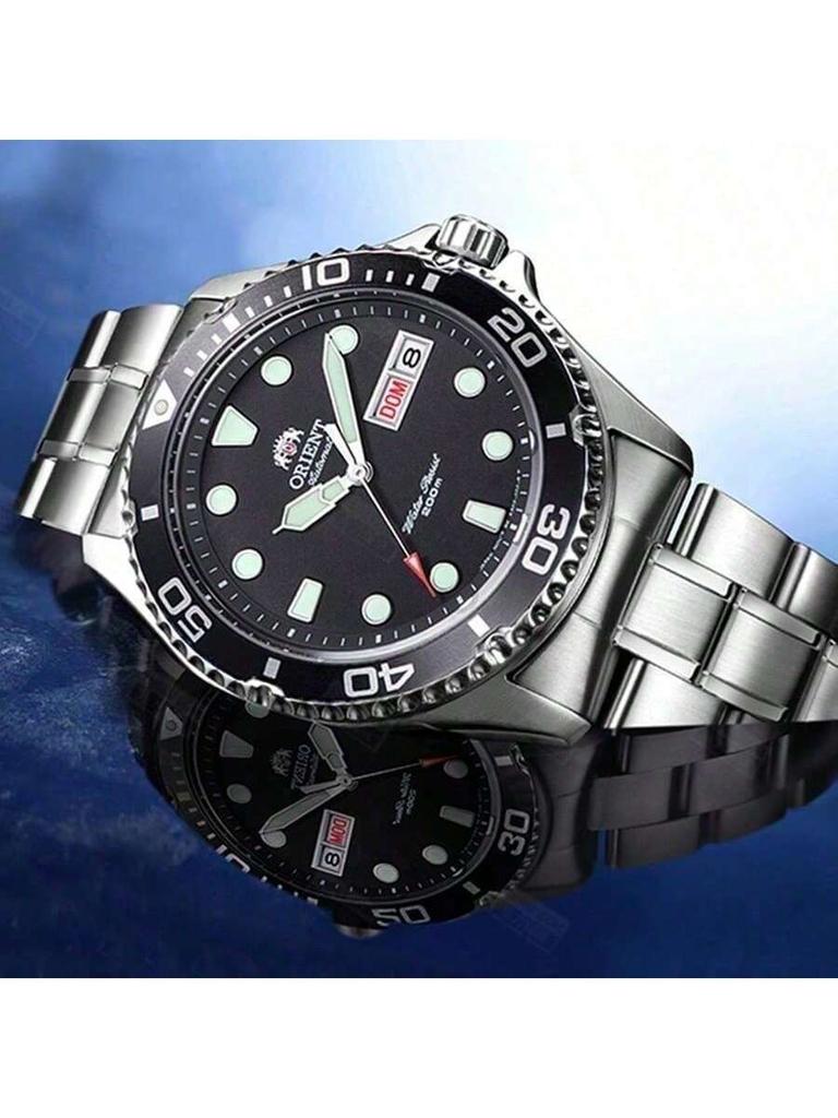 ORIENT Часы Orient, импортированные из Японии, механические часы, водонепроницаемые, светящиеся, для дайвинга, подарок на день рождения FAA02004B9