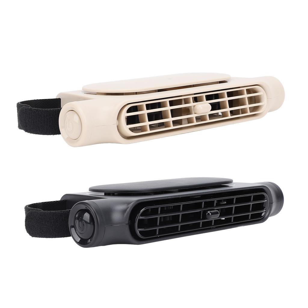 Вентилятор для автомобильного сиденья USB без лопастей, угол наклона 3 скорости, регулируемый тихий вентилятор для подголовника автомобиля для уличного отдыха