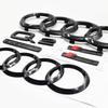 3D ABS Sticker Car Styling Hood Front Grille Quarrto Rear Trunk Middle Sline For  Audi Q2 2016-2018 Emblem Badge Auto Accessories