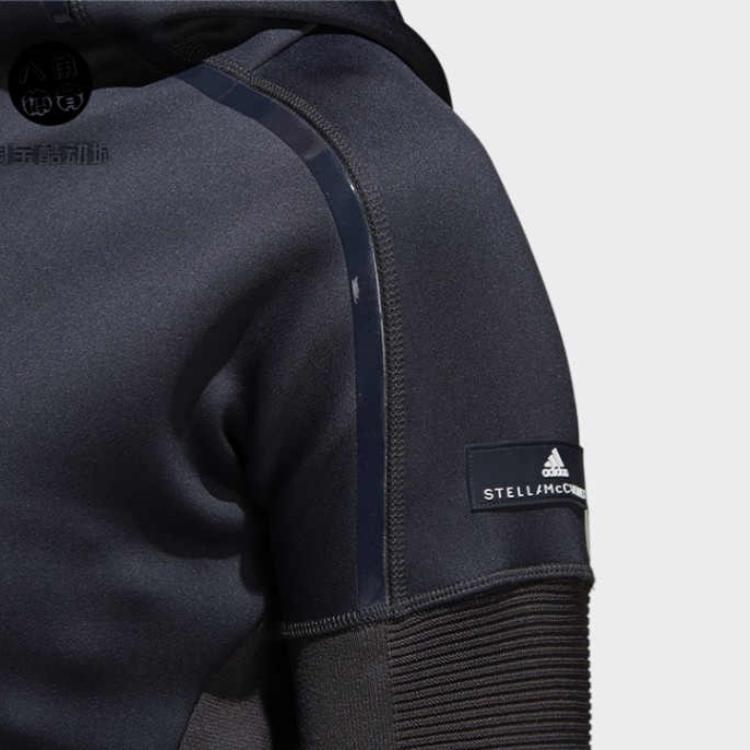 Adidas Stella McCartney Active Series Women Slim Fit Hooded Sports Jacket Navy Blue CG0844