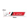 3D металлический значок с логотипом N Line, наклейка на задний багажник, крыло, эмблема, наклейки для автомобиля i20 i30 Sonata Kona Elantra Tuson