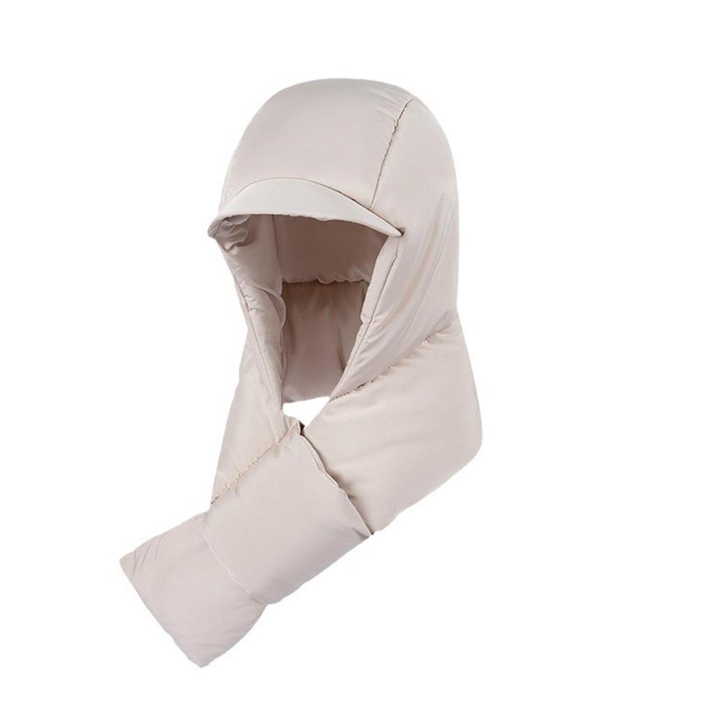 Женский теплый шарф-шапка пуловер цельный для активного отдыха, катания на лыжах, путешествий, толстая пуховая шапка для защиты от холода