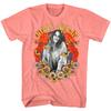 Janis Joplin Flower Power Men T Shirt Pink Rock Star Legend Singer Woodstock