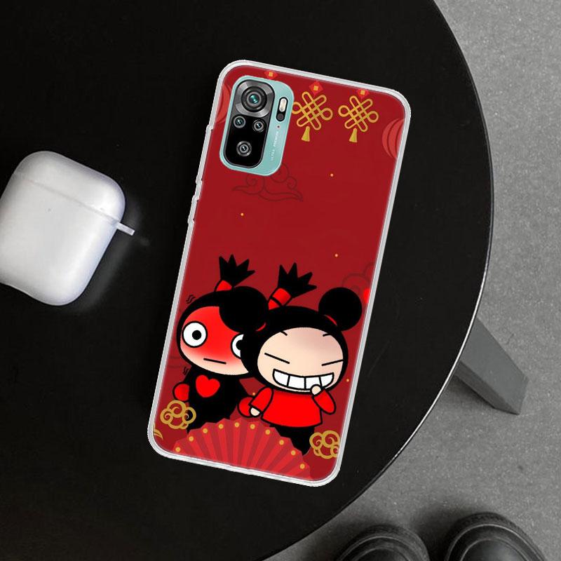 Cute Cartoon Pucca Garu Phone Case Cover for Xiaomi Redmi Note 15 14 13 12 11 Pro Plus 14S 12S 11S 11T 11E 10S 10 Customized Fun