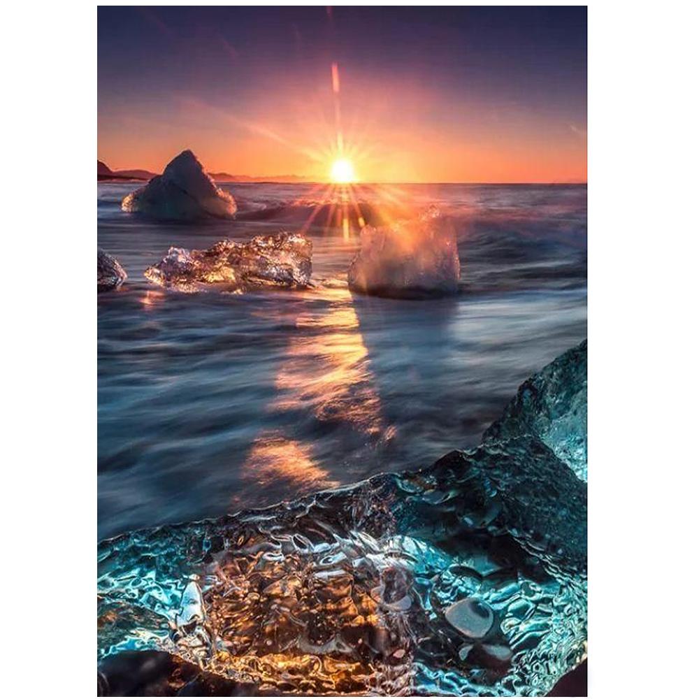 5D алмазная живопись «сделай сам» животное архитектурный пейзаж ручная работа полная вышивка стразами мозаичный узор украшение дома подарок