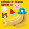Banana Hat Reusable Bananas Preserver Washable Animal And Fruit Shapes Hand-woven Cover Keep Bananas Fresher Creative Gifts