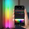 RGB напольная лампа с изменением цвета Управление через Bluetooth-приложение Пульт дистанционного управления Атмосферный свет Питание от USB Регулируемая яркость Напольная лампа