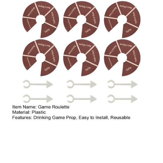 1/2/6 шт. Игра для питья вина без вращения для пар, взрослых, винный бокал, спиннер, указатель, выстрел, рулетка, игра для питья, девичник, дегустация вина, вечеринки, реквизит